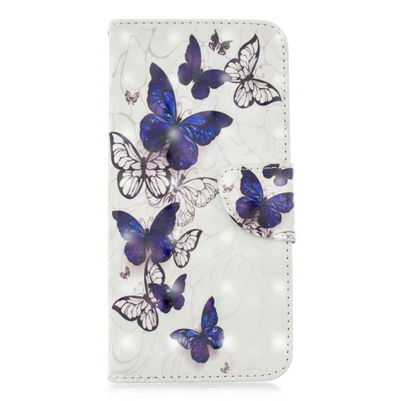 Lederhüllen Huawei Mate 20 Pro Handyhülle Bezaubernde Schmetterlinge