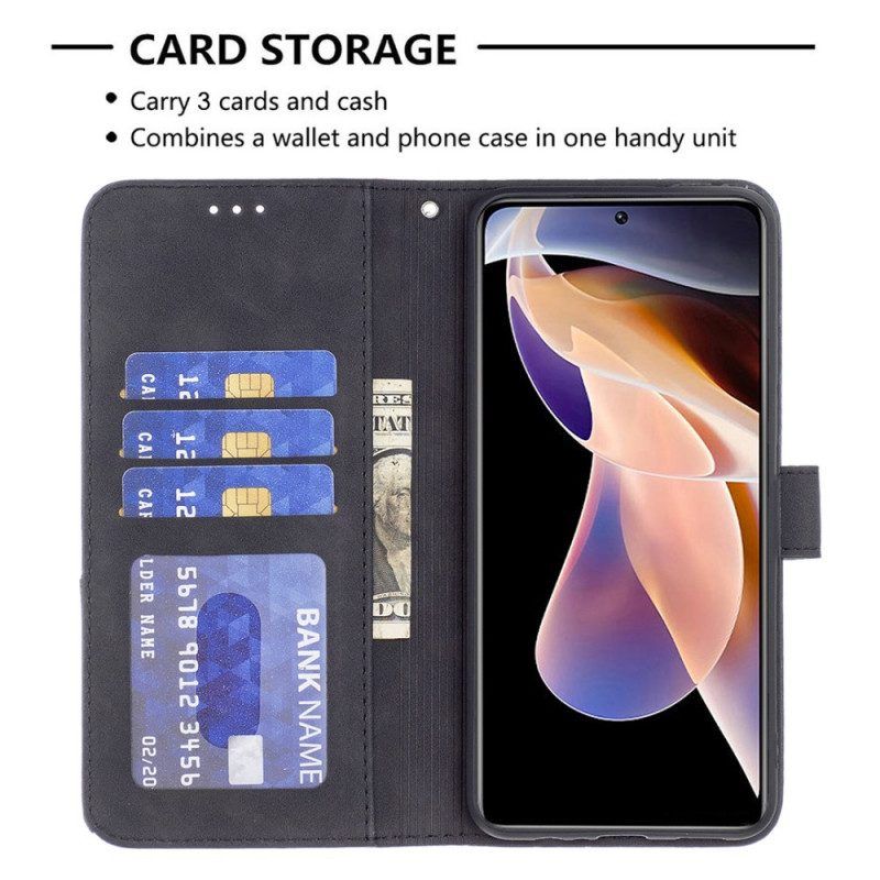 Flip Case Für Xiaomi Redmi Note 11 Pro Plus 5G Binfen-farbdreiecke