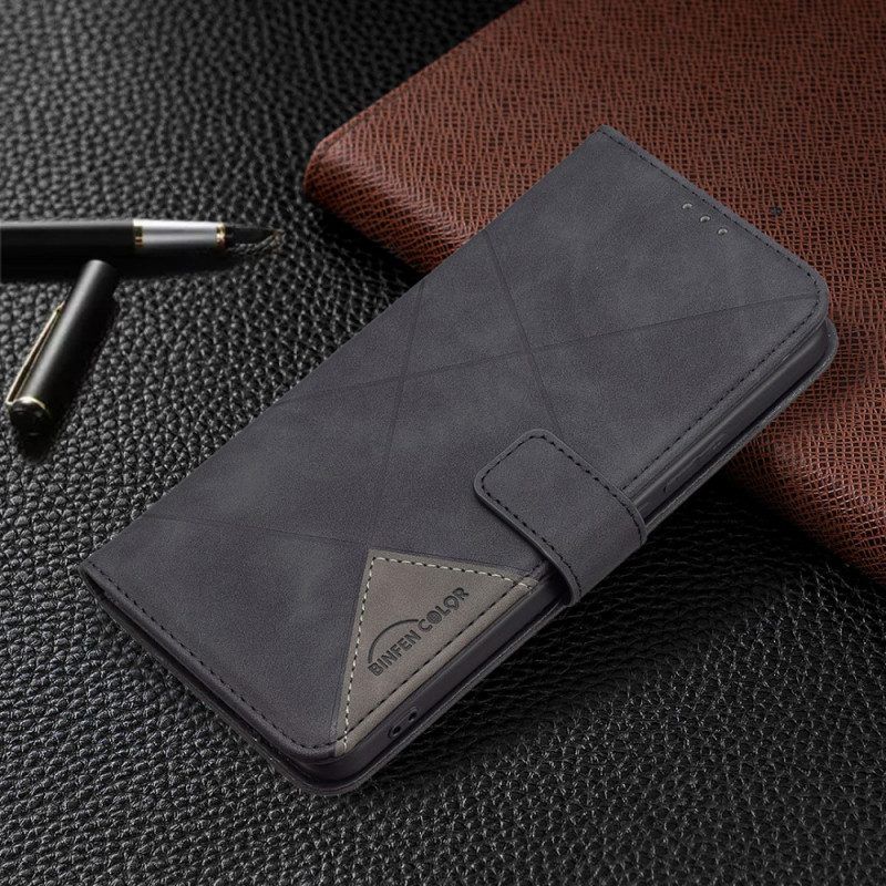 Flip Case Für Xiaomi Redmi Note 11 Pro Plus 5G Binfen-farbdreiecke