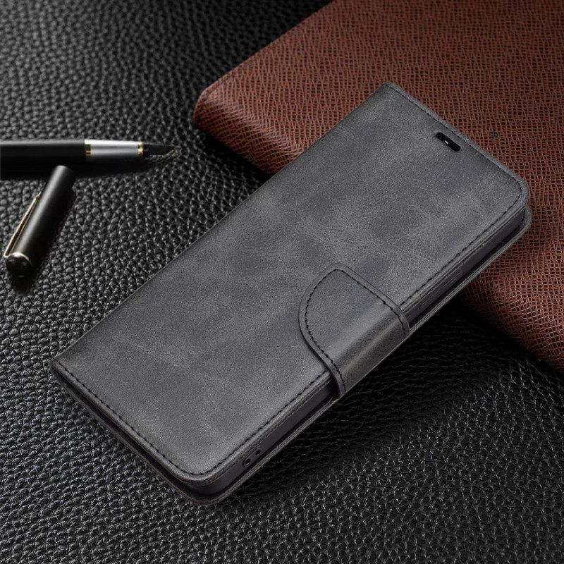 Flip Case Für Xiaomi Redmi Note 11 Pro Plus 5G Glatter. Schräger Verschluss