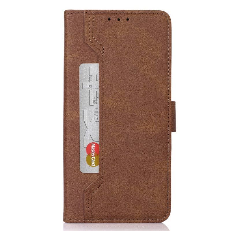 Flip Case Für Xiaomi Redmi Note 11 Pro Plus 5G Kartenhalter Vorne