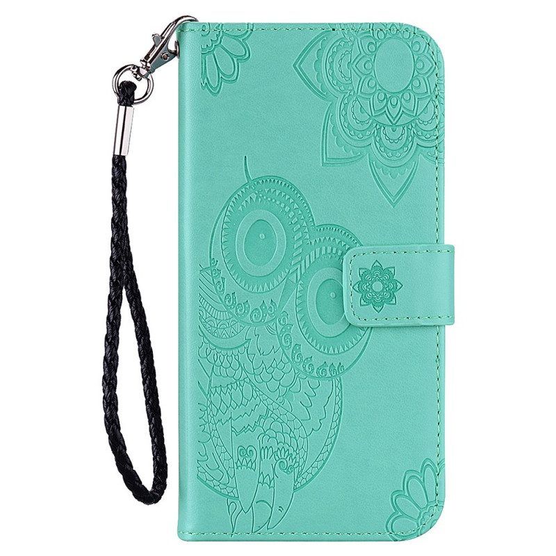 Flip Case Für Xiaomi Redmi Note 11 Pro Plus 5G Mandala-eule