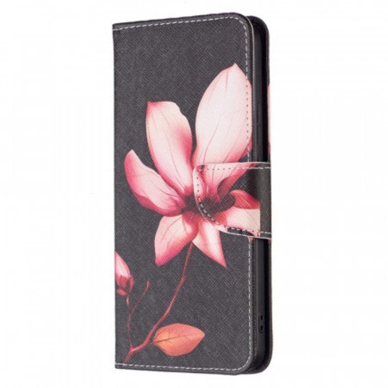 Flip Case Für Xiaomi Redmi Note 11 Pro Plus 5G Pinke Blume