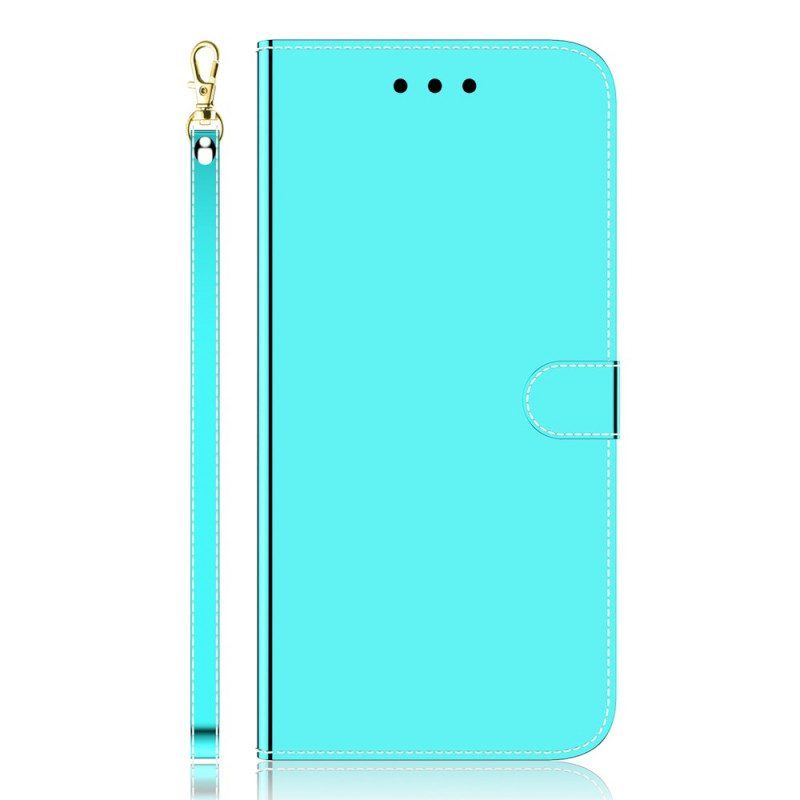 Flip Case Für Xiaomi Redmi Note 11 Pro Plus 5G Spiegelabdeckung Aus Kunstleder