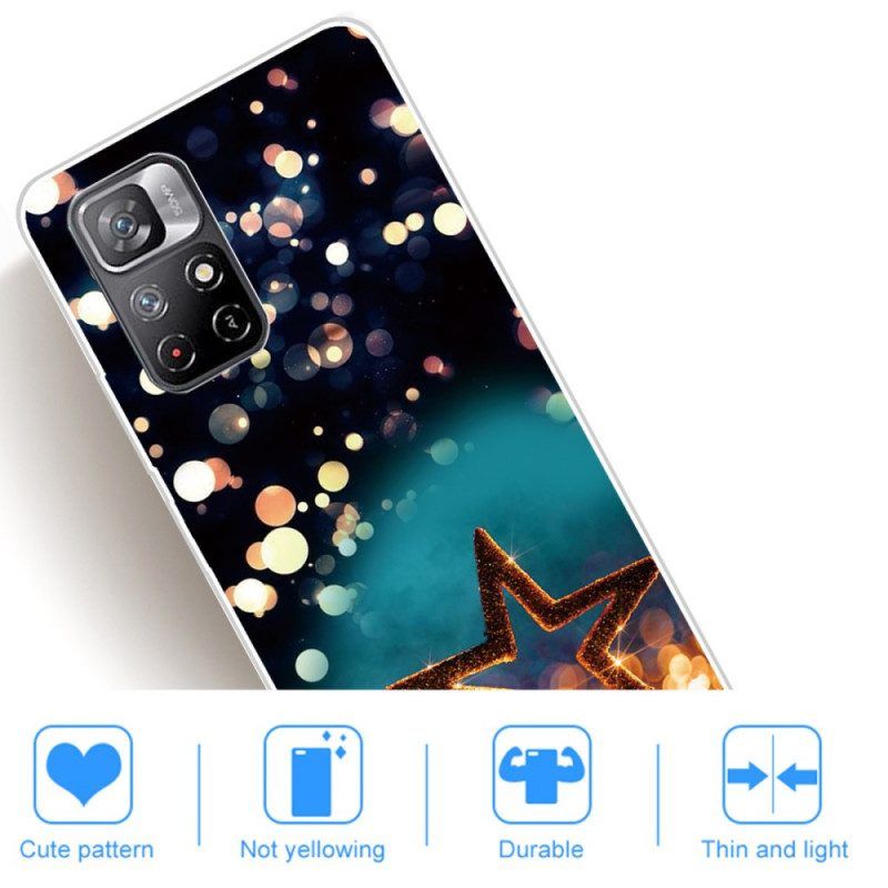 Handyhülle Für Xiaomi Redmi Note 11 Pro Plus 5G Flexibler Stern