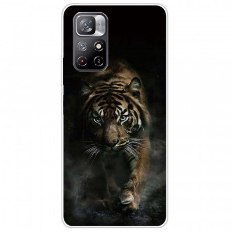 Handyhülle Für Xiaomi Redmi Note 11 Pro Plus 5G Flexibler Tiger