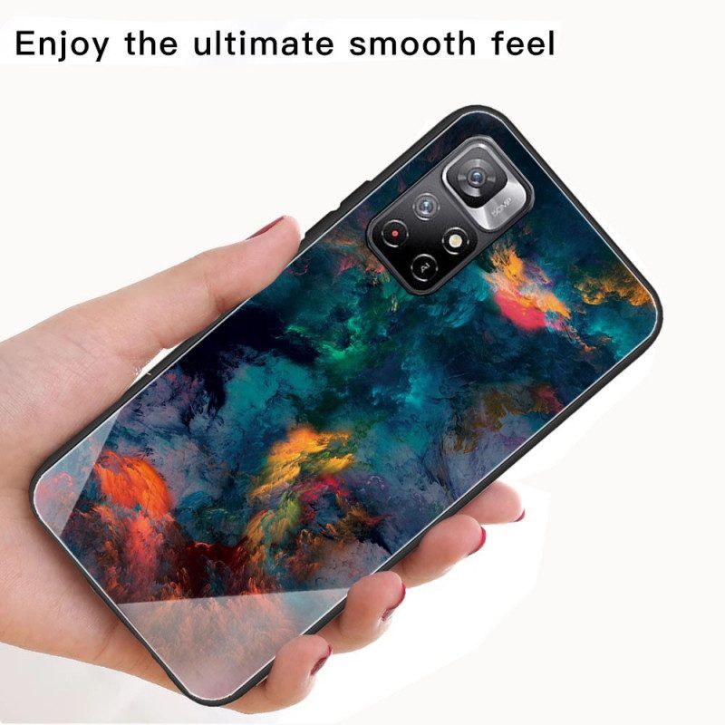 Handyhülle Für Xiaomi Redmi Note 11 Pro Plus 5G Himmelgehärtetes Glas