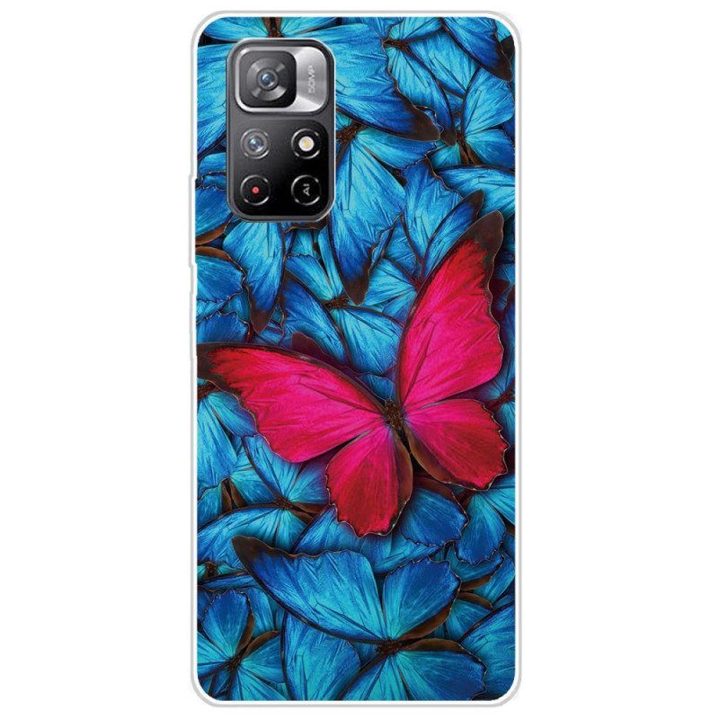 Hülle Für Xiaomi Redmi Note 11 Pro Plus 5G Flexible Schmetterlinge