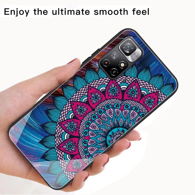 Hülle Für Xiaomi Redmi Note 11 Pro Plus 5G Mandala-gehärtetes Glas