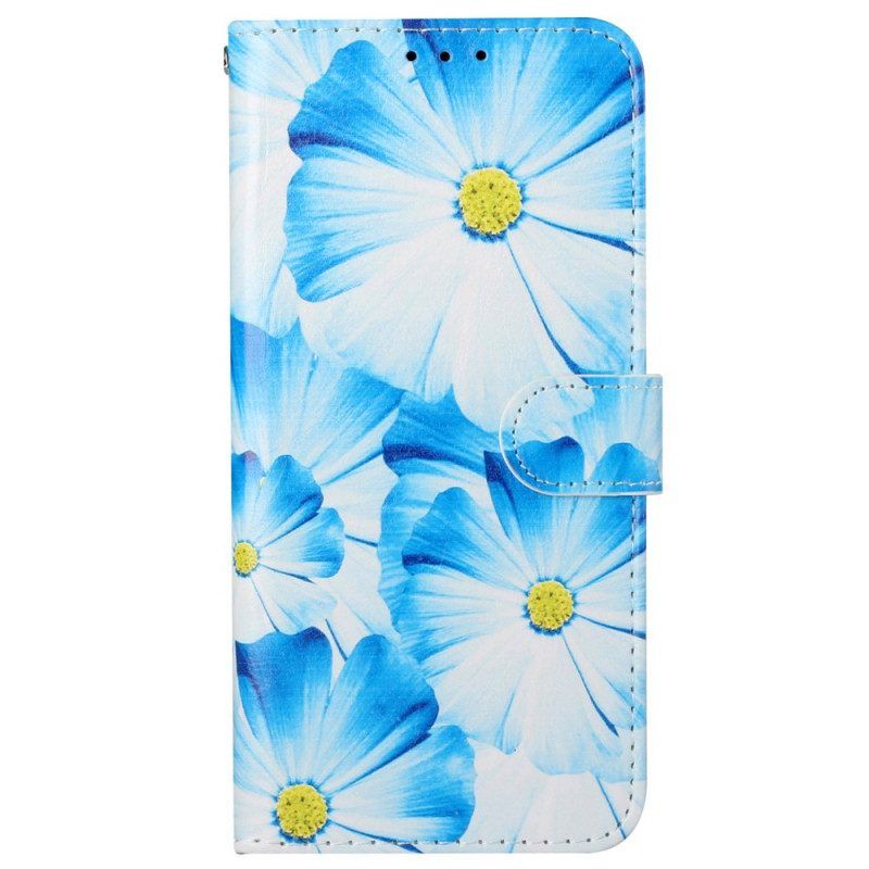 Lederhüllen Für Xiaomi Redmi Note 11 Pro Plus 5G Der Blumenstil
