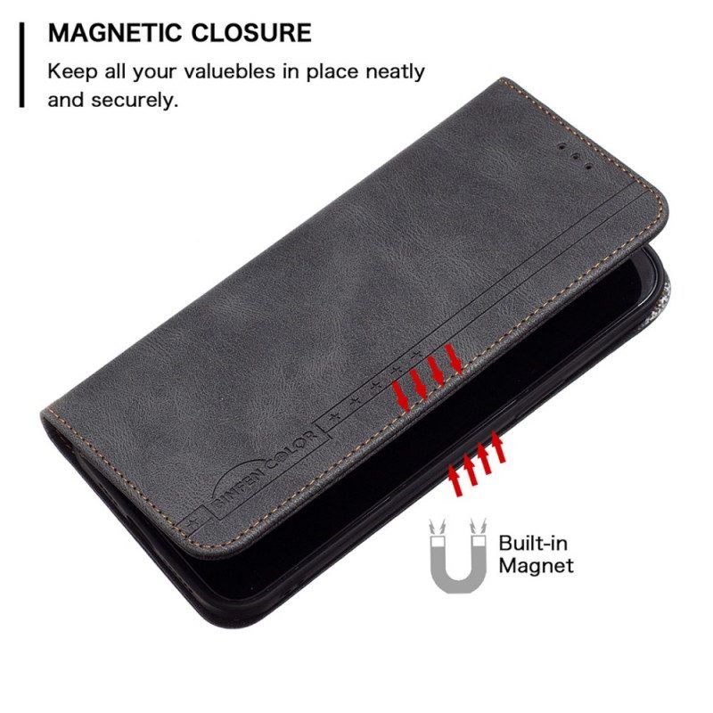 Schutzhülle Für Xiaomi Redmi Note 11 Pro Plus 5G Flip Case Binfen Color Rfid-nähen