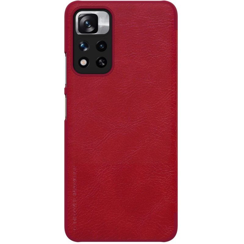 Schutzhülle Für Xiaomi Redmi Note 11 Pro Plus 5G Flip Case Nillkin Qin-serie