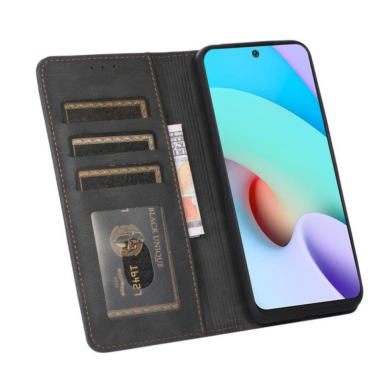 Schutzhülle Für Xiaomi Redmi Note 11 Pro Plus 5G Flip Case Stil Lederlinie