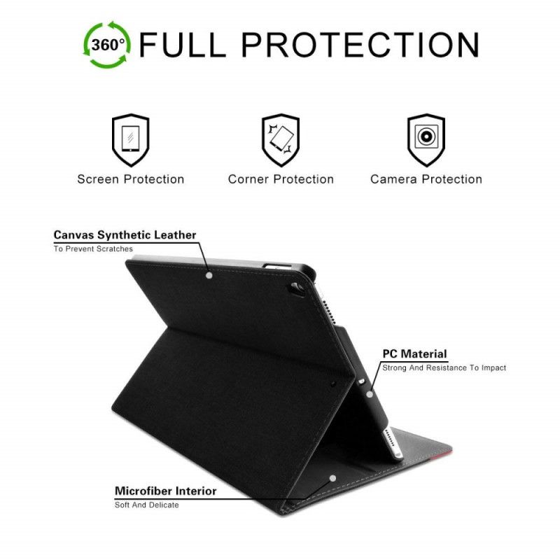 Case iPad Pro 10.5" Schwarz Mutural Fabric