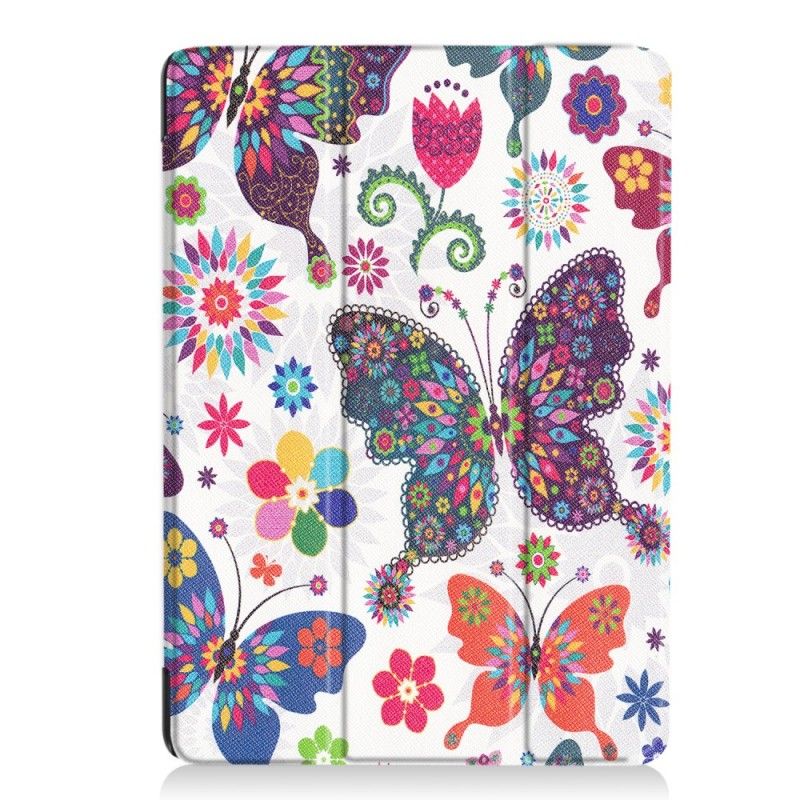 Lederhüllen iPad Pro 10.5" Schmetterlinge Und Blumen