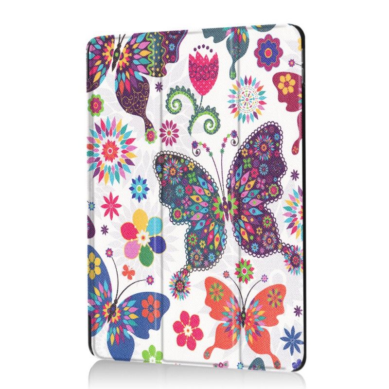 Smart Case iPad Pro 10.5" Verstärkte Schmetterlinge Und Blumen