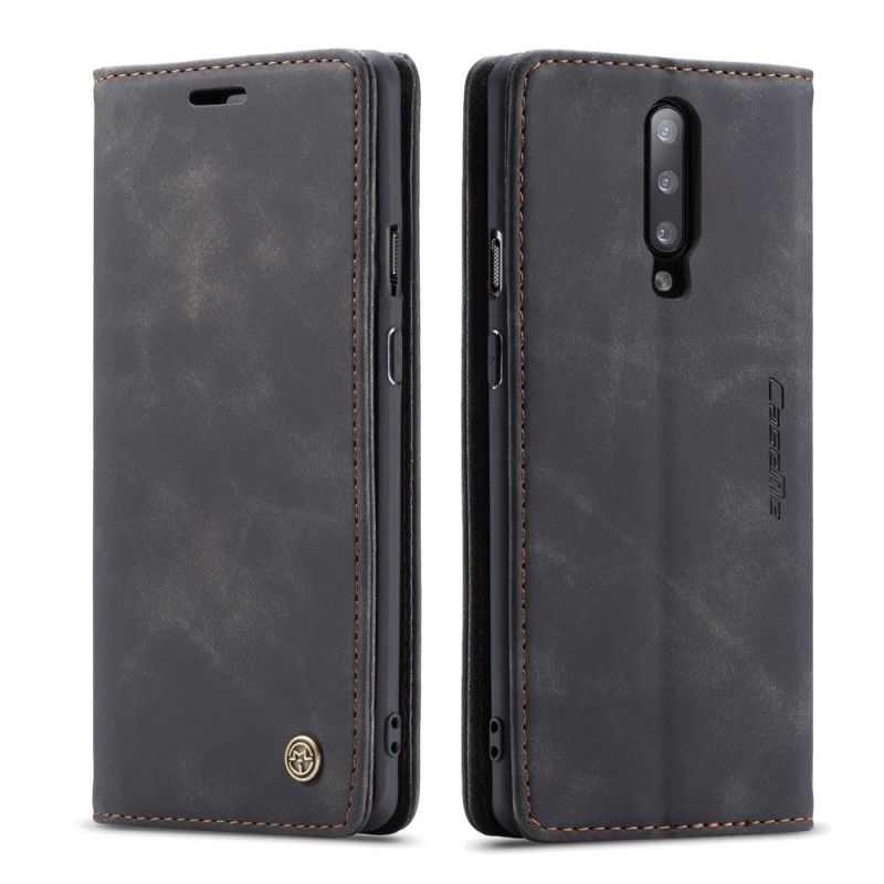 Flip Case OnePlus 7 Pro Schwarz Ledertasche