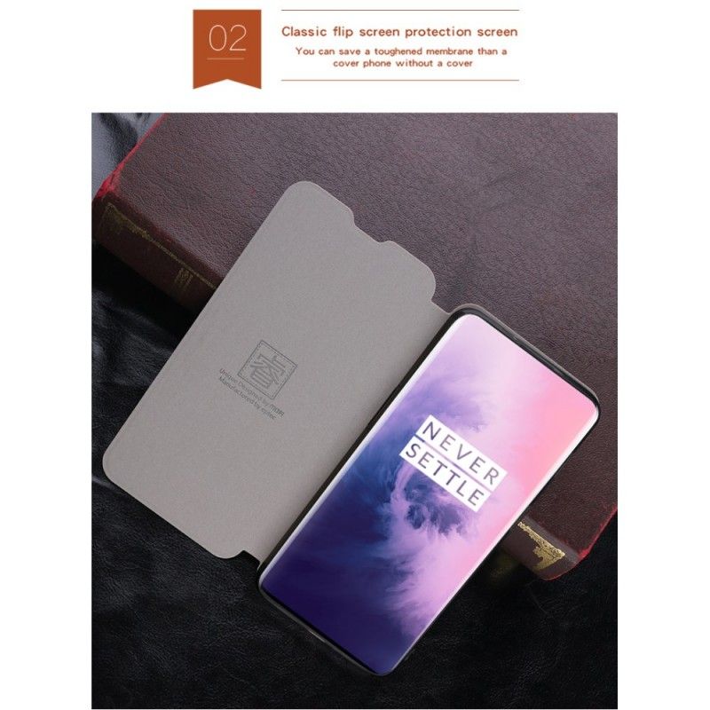 Flip Case OnePlus 7 Pro Schwarz Mofi