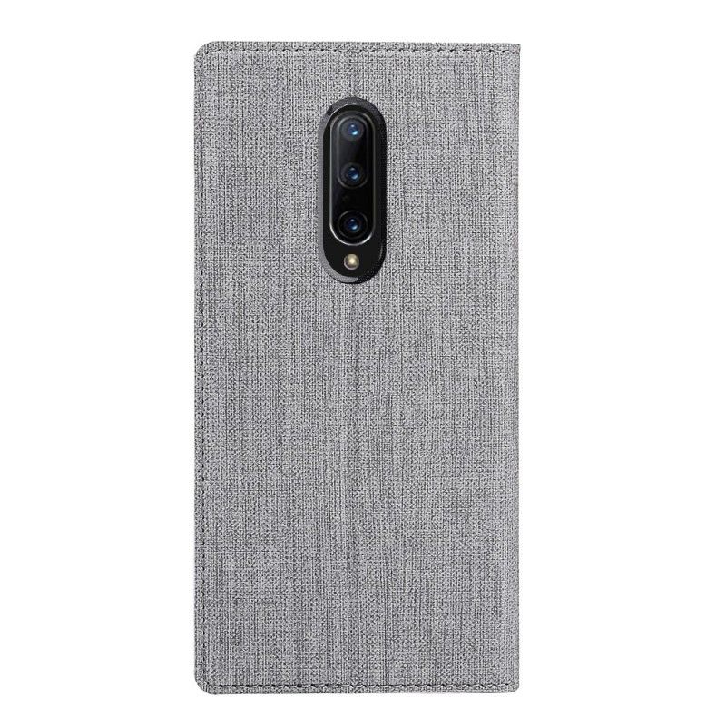 Flip Case OnePlus 7 Pro Schwarz Strukturiert