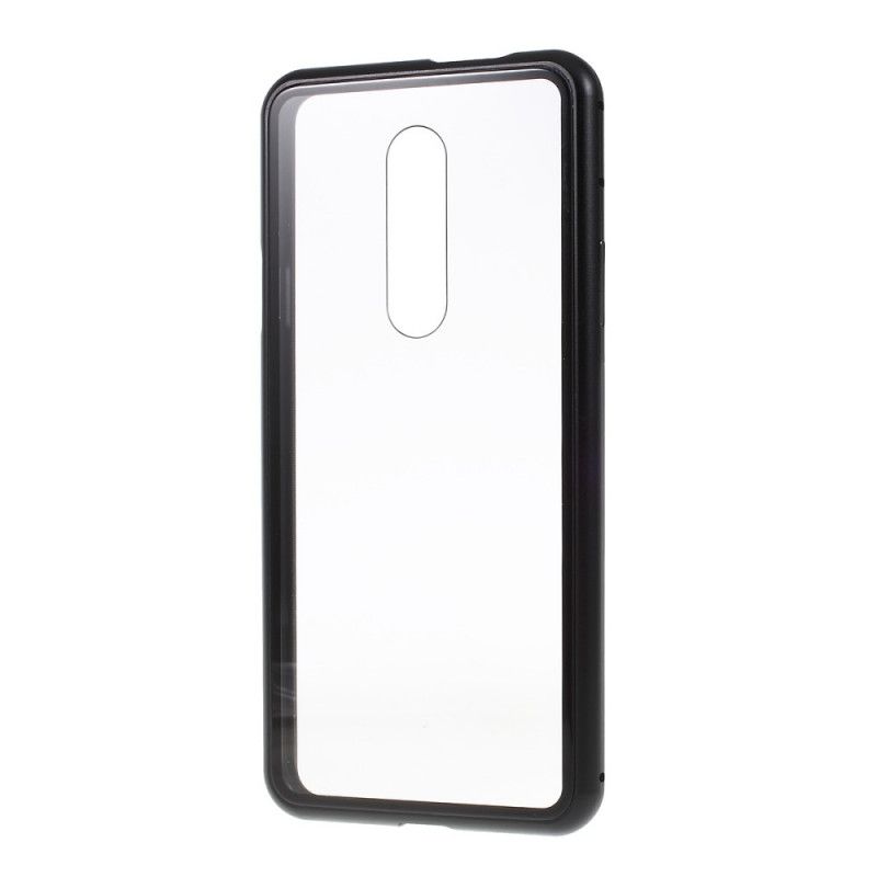 Flip Case OnePlus 7 Pro Schwarz Transparent Abnehmbar