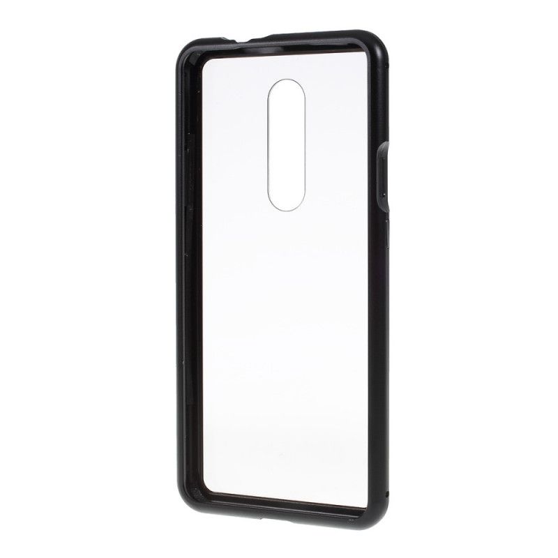 Flip Case OnePlus 7 Pro Schwarz Transparent Abnehmbar