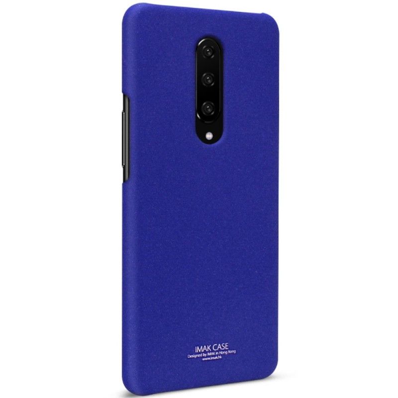 Hülle OnePlus 7 Pro Dunkelblau Starre Matte