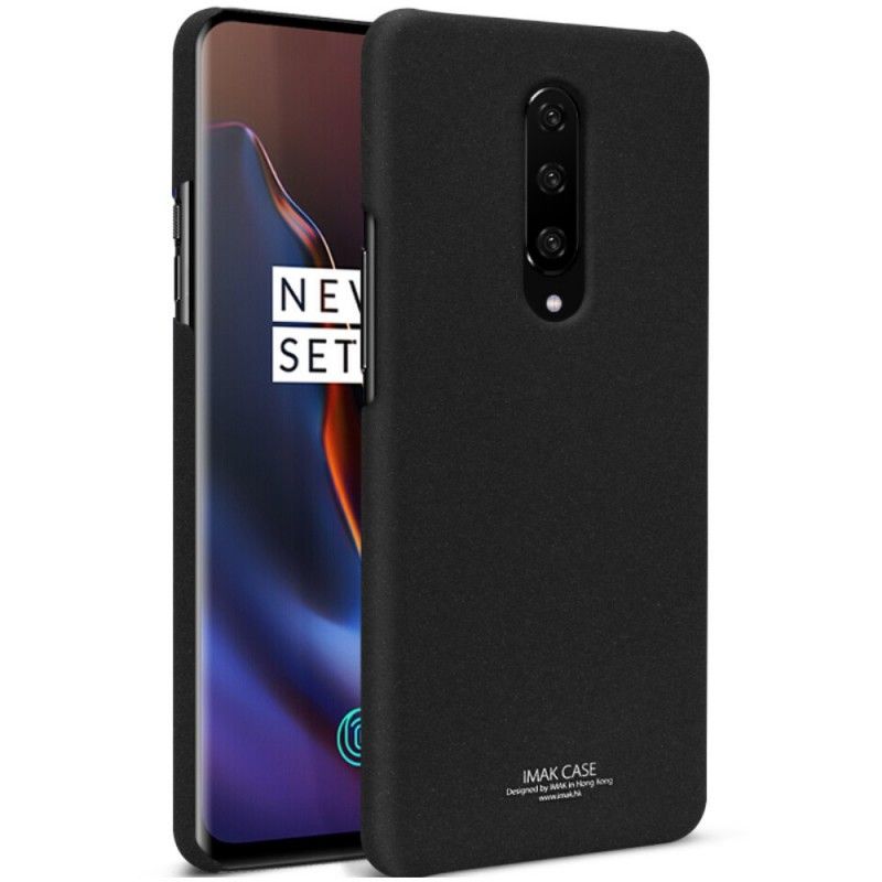 Hülle OnePlus 7 Pro Dunkelblau Starre Matte