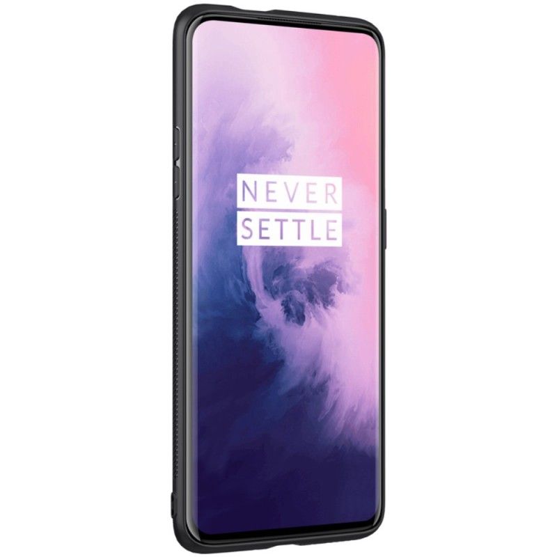 Hülle OnePlus 7 Pro Nillkin-Kunstfaser Und Magnetfolie