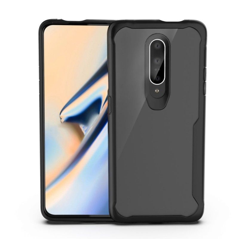 Hülle OnePlus 7 Pro Schwarz Handyhülle Abgeschrägte Hybridkante