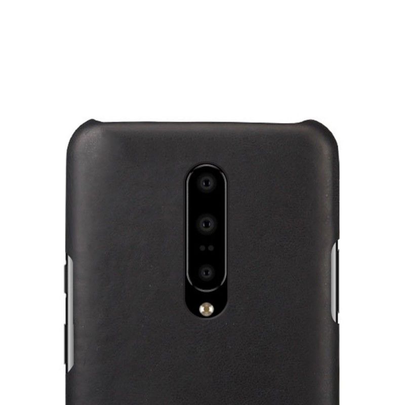 Hülle OnePlus 7 Pro Schwarz Handyhülle Ksq Ledereffekt