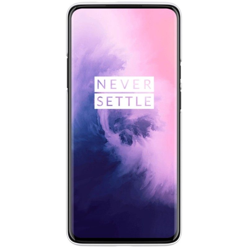 Hülle OnePlus 7 Pro Schwarz Handyhülle Starrer Gefrosteter Nillkin