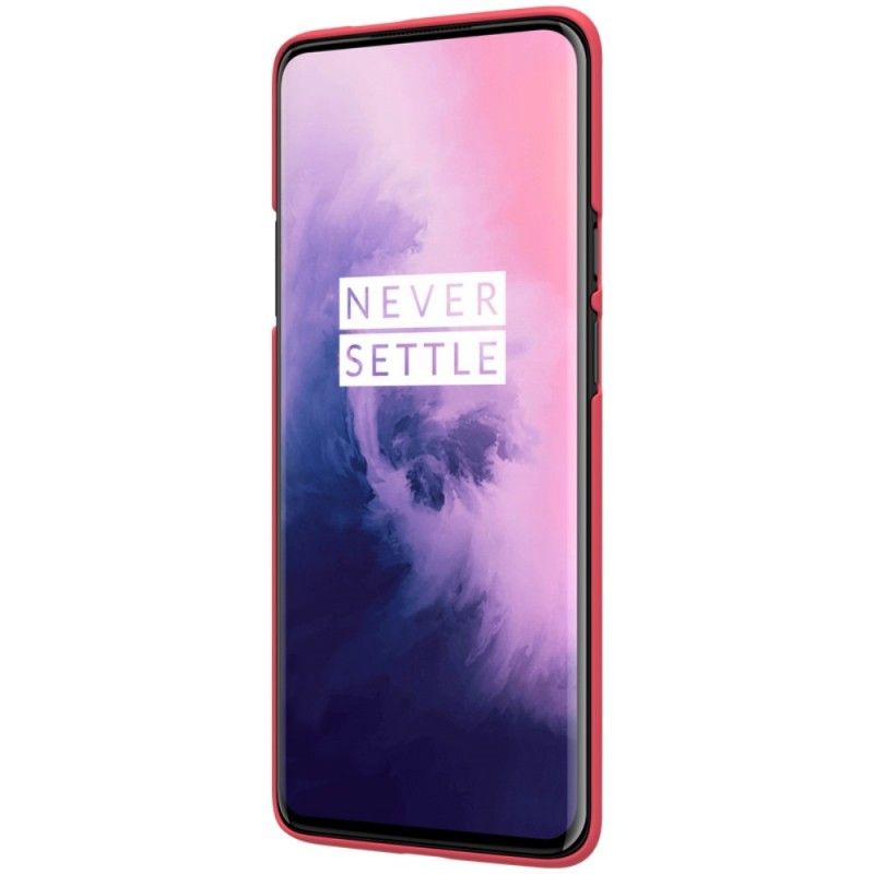 Hülle OnePlus 7 Pro Schwarz Handyhülle Starrer Gefrosteter Nillkin