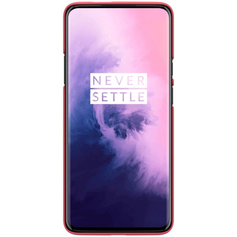 Hülle OnePlus 7 Pro Schwarz Handyhülle Starrer Gefrosteter Nillkin