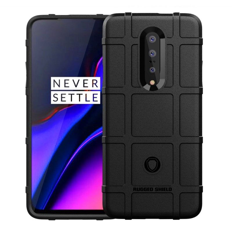 Hülle OnePlus 7 Pro Schwarz Robuster Schild