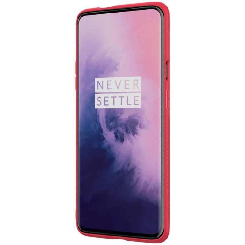 Hülle OnePlus 7 Pro Schwarz Strukturierter Nillkin