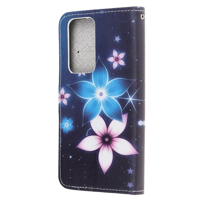 Lederhüllen Honor 10X Lite Mondblumen Mit Tanga