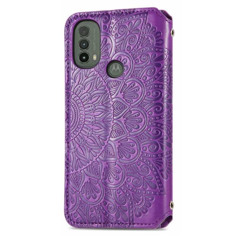 Flip Case Für Moto E20 / E30 / E40 Mandala