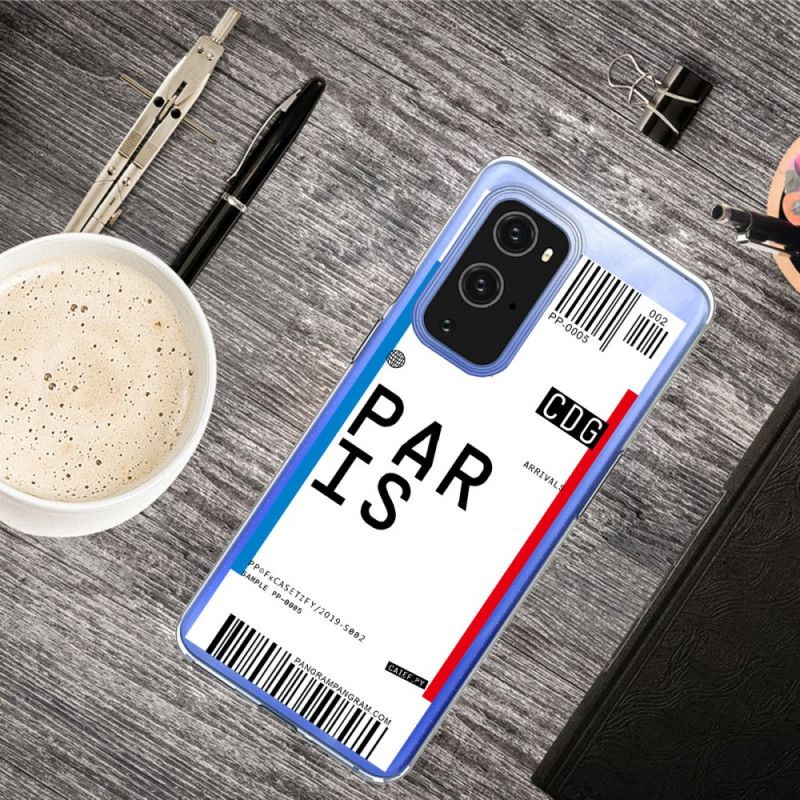 Hülle Für OnePlus 9 Pro Bordkarte Nach Paris