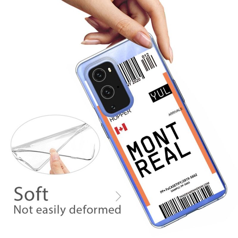 Hülle OnePlus 9 Pro Bordkarte Nach Montreal