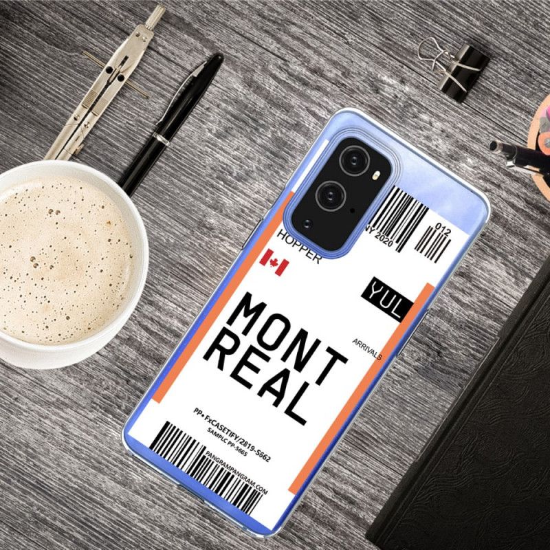 Hülle OnePlus 9 Pro Bordkarte Nach Montreal