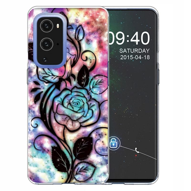 Hülle OnePlus 9 Pro Grafische Blume