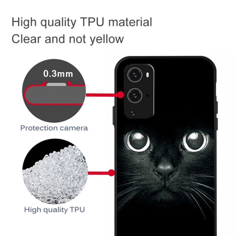 Hülle OnePlus 9 Pro Handyhülle Katzenaugen