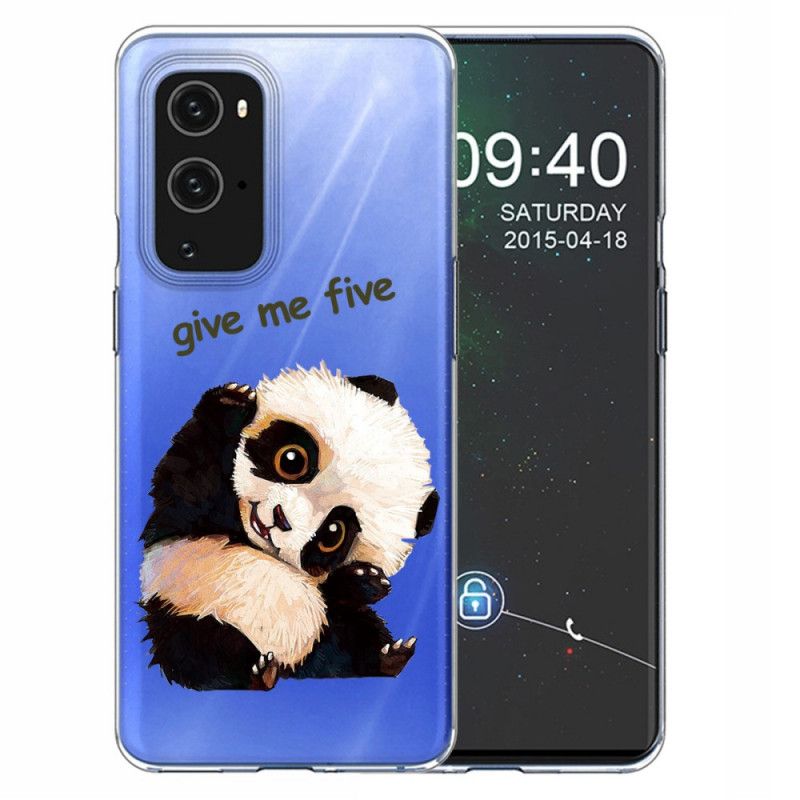 Hülle OnePlus 9 Pro Handyhülle Panda. Gib Mir Fünf