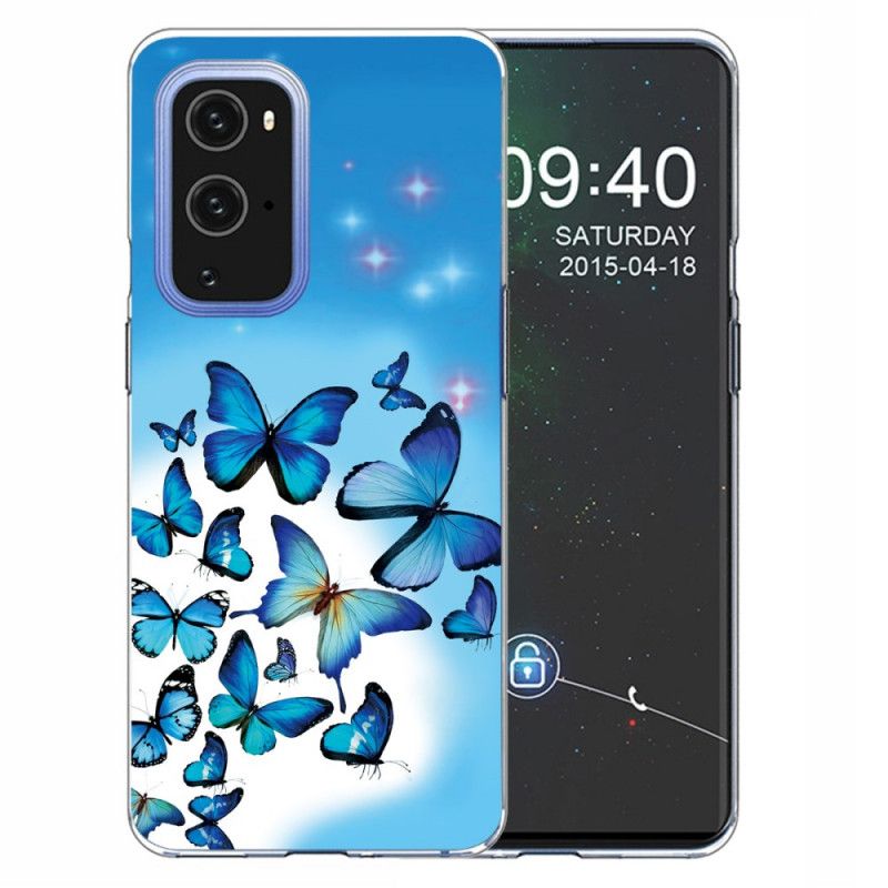 Hülle OnePlus 9 Pro Schmetterlinge Schmetterlinge