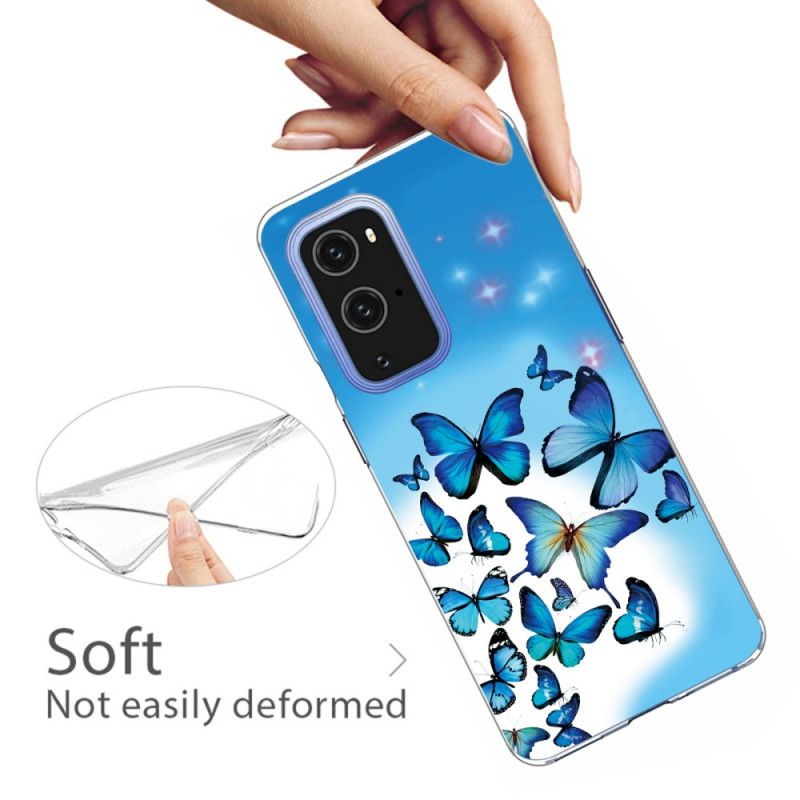 Hülle OnePlus 9 Pro Schmetterlinge Schmetterlinge