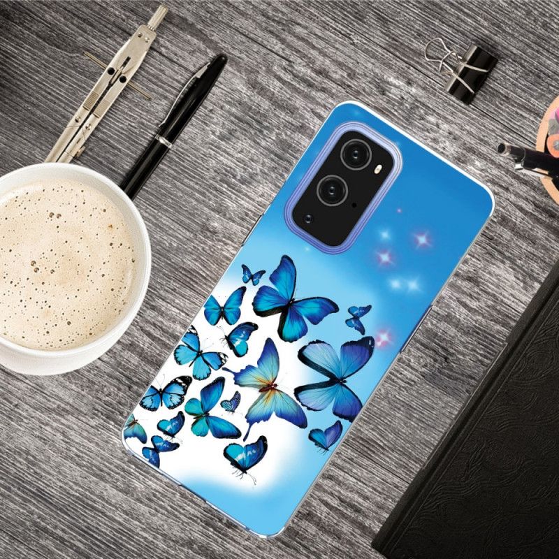 Hülle OnePlus 9 Pro Schmetterlinge Schmetterlinge