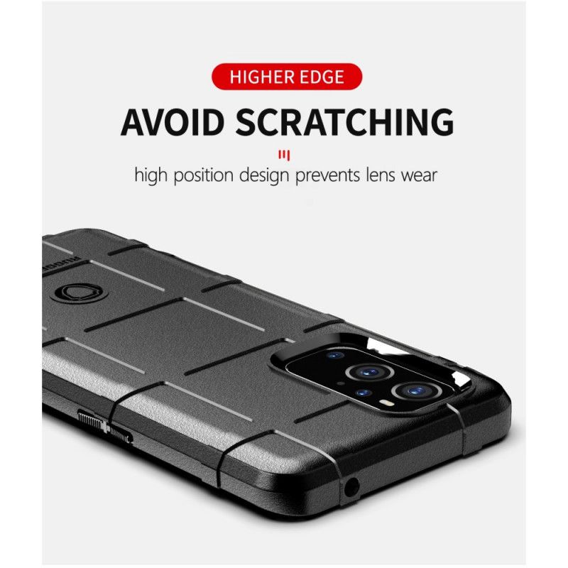 Hülle OnePlus 9 Pro Schwarz Robuster Schild