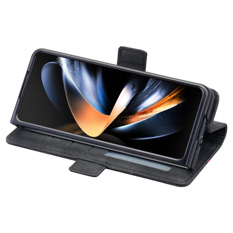 Flip Case Für Samsung Galaxy Z Fold 4 Casedance Serie Waltz 001