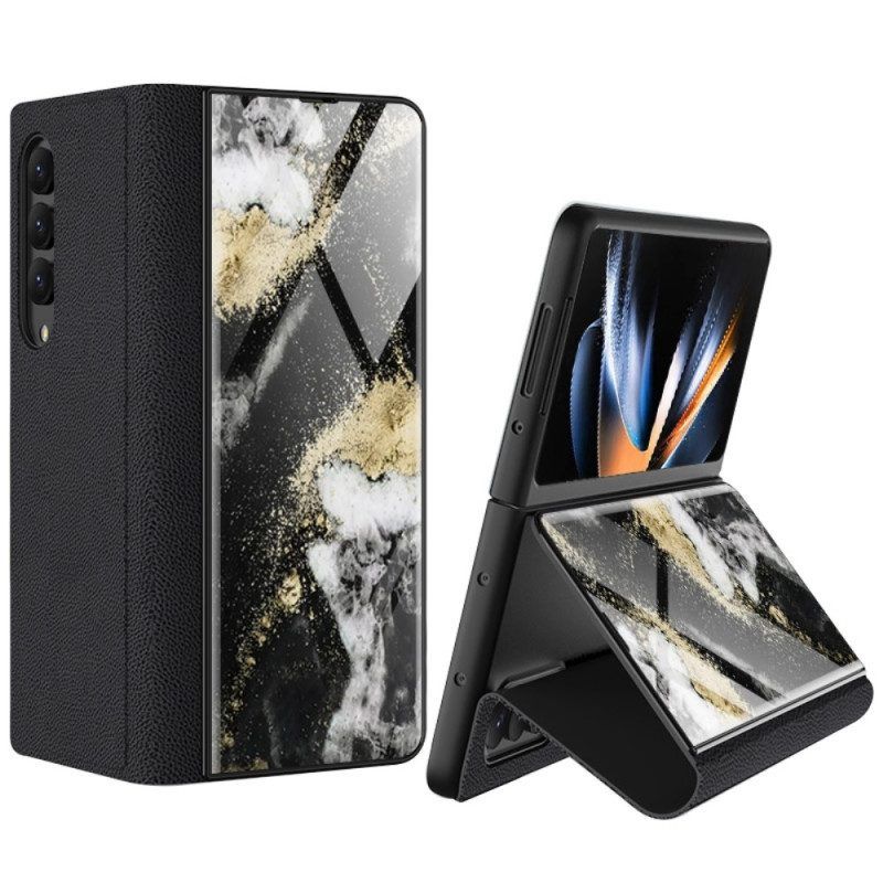 Handyhülle Für Samsung Galaxy Z Fold 4 Gkk Marmorwellen