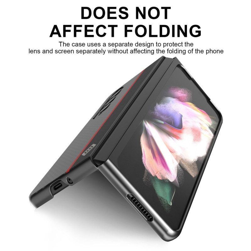 Handyhülle Für Samsung Galaxy Z Fold 4 Kohlefaserlinie Lc. Imeeke